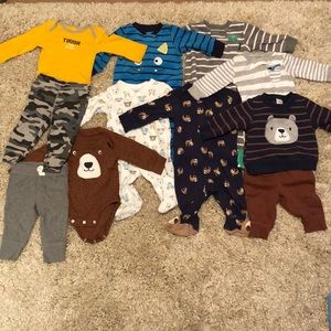Baby boy winter bundle 11 pieces